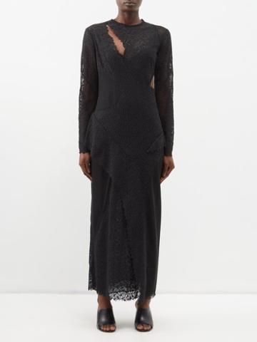 Proenza Schouler - Re-edition 2013 Embroidered Lace Maxi Dress - Womens - Black