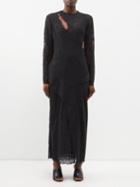 Proenza Schouler - Re-edition 2013 Embroidered Lace Maxi Dress - Womens - Black