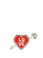 Shourouk Emojibling Heart Love Brooch