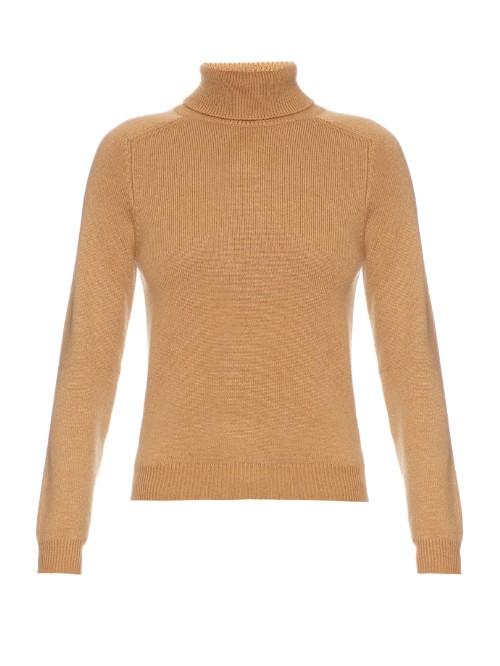 Saint Laurent Roll-neck Cashmere Sweater