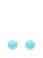 Matchesfashion.com Irene Neuwirth - Gumball Kingman Turquoise & 18kt Gold Earrings - Womens - Blue