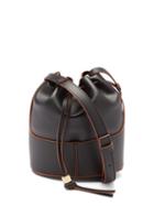Loewe - Balloon Small Leather Shoulder Bag - Womens - Black