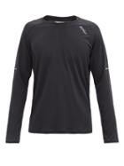 Matchesfashion.com 2xu - Xvent G2 Technical-jersey Long-sleeved T-shirt - Mens - Black Silver