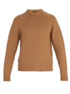 Prada Crew-neck Wool And Silk-blend Sweater