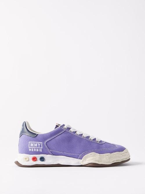 Mihara Yasuhiro - Herbie Canvas Trainers - Mens - Purple