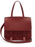 Matchesfashion.com Mansur Gavriel - Messenger Leather Shoulder Bag - Womens - Burgundy