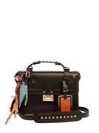 Valentino Block Lock Rockstud Leather Cross-body Bag