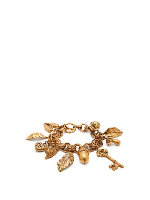 Matchesfashion.com Etro - Chunky Charm Bracelet - Womens - Gold