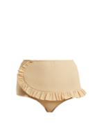 Made By Dawn Traveler Ruffle-trimmed Bikini Briefs