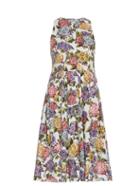 Emilia Wickstead Olive Hydrangea-print Dress