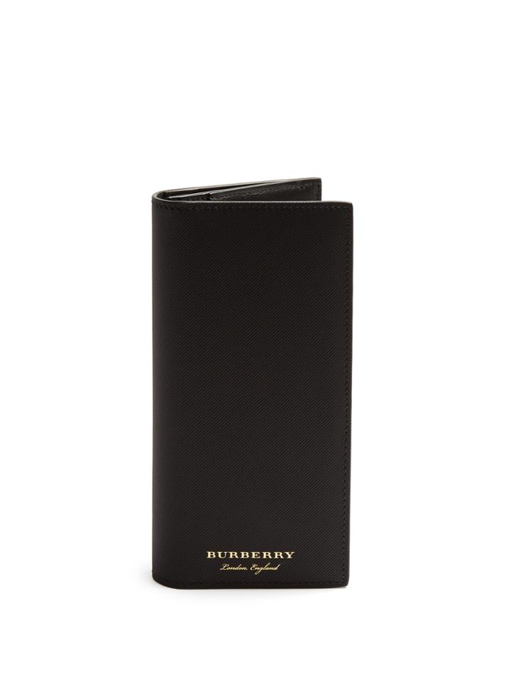 Burberry Trench-leather Bi-fold Continental Wallet