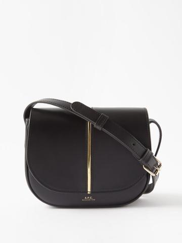 A.p.c. - Betty Smooth-leather Cross-body Bag - Womens - Black