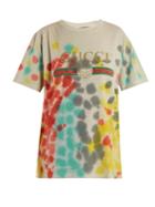 Gucci Tie-dye Logo-print T-shirt
