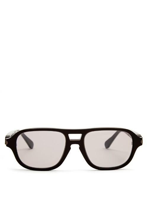 Brioni Aviator-style Acetate Sunglasses