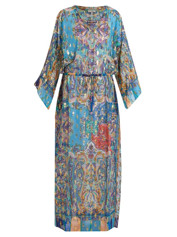 Etro Paisley-print Silk-blend Georgette Dress