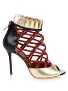 Malone Souliers Beryl Snakeskin And Leather Pumps