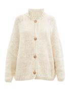 Matchesfashion.com Lauren Manoogian - Hand-knitted Cotton Cardigan - Womens - Cream White