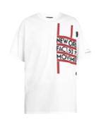 Raf Simons New Order-print Cotton T-shirt