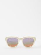Gucci Eyewear - D-frame Acetate Sunglasses - Mens - Ivory