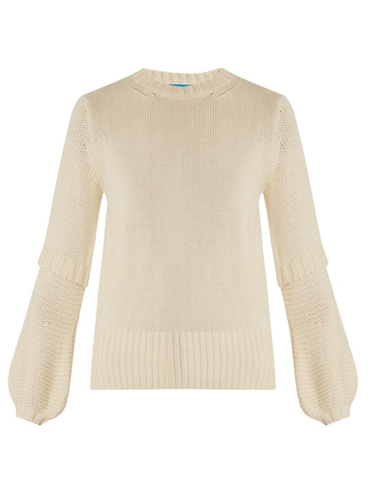 M.i.h Jeans Leeson Contrast-knit Cotton Sweater