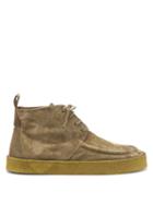 Matchesfashion.com Marsll - Suede Desert Boots - Mens - Dark Khaki
