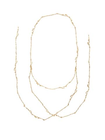 Matchesfashion.com Lemaire - X Joanne Burke Twig Necklace - Womens - Gold
