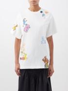 Story Mfg. - Grateful Scorpio Organic-cotton T-shirt - Womens - Ecru