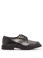 Matchesfashion.com Tricker's - Daniel Lugged-sole Leather Derby Shoes - Mens - Black