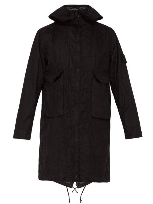 Matchesfashion.com Stone Island - Technical Cotton Blend Parka - Mens - Black