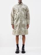 Sacai - Eric Haze Bandana-print Nylon Coat - Mens - Light Khaki