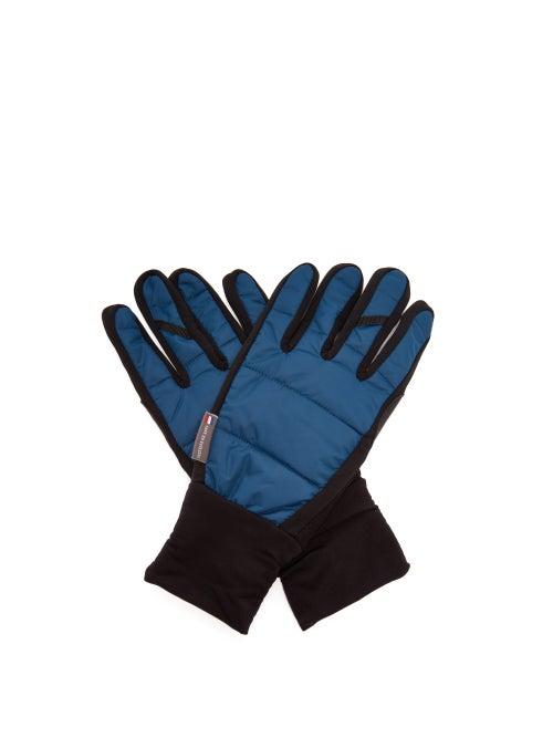 Matchesfashion.com Caf Du Cycliste - Wind-resistant Cycling Gloves - Mens - Blue