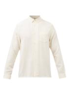 Sfr - Hampus Crepe Shirt - Mens - Cream
