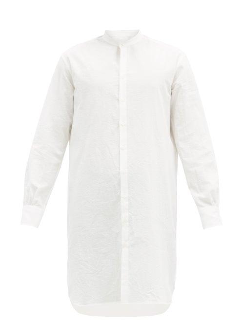 Matchesfashion.com Bourrienne Paris X - Artiste Cotton-seersucker Tunic Shirt - Mens - White