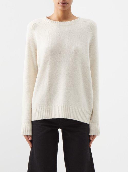 Joseph - Raglan-sleeve Cashmere Sweater - Womens - Beige