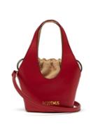 Matchesfashion.com Jacquemus - Le Cario Leather Bucket Bag - Womens - Red Multi
