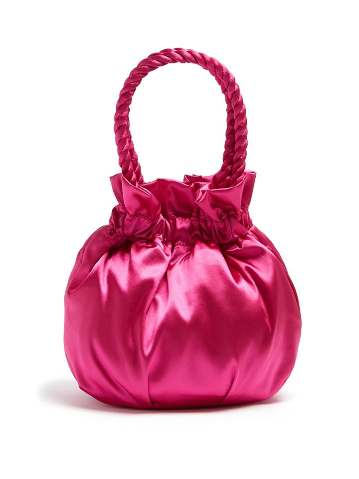 Staud Grace Satin Clutch Bag