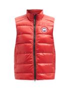 Matchesfashion.com Canada Goose - Crofton Quilted Down Gilet - Mens - Red