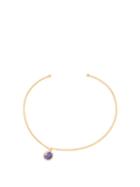 Matchesfashion.com Completedworks - The Retired Ballerina Gold Vermeil Necklace - Womens - Light Blue