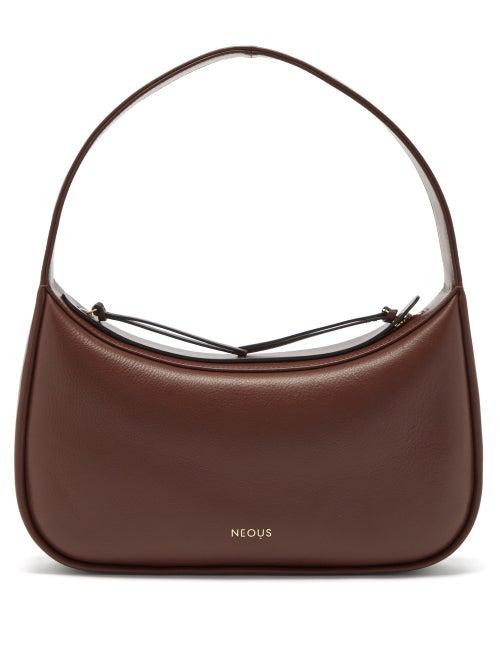 Neous - Delphinus Small Leather Shoulder Bag - Womens - Dark Brown