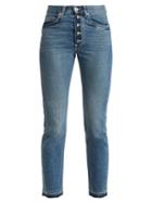 Matchesfashion.com Eve Denim - Silver Bullet High Rise Straight Leg Jeans - Womens - Denim