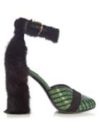 Salvatore Ferragamo Fata Reptile-effect Leather Sandals