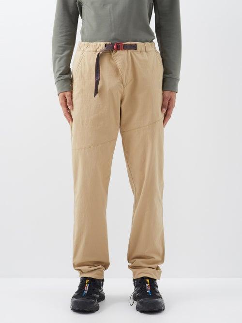 Klttermusen - Ivalde Seersucker Soft-shell Trousers - Mens - Beige