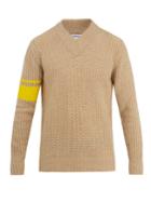 Loewe Striped-detail Wool-blend Sweater
