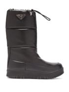 Matchesfashion.com Prada - Nappa Leather Aprs Ski Boots - Womens - Black