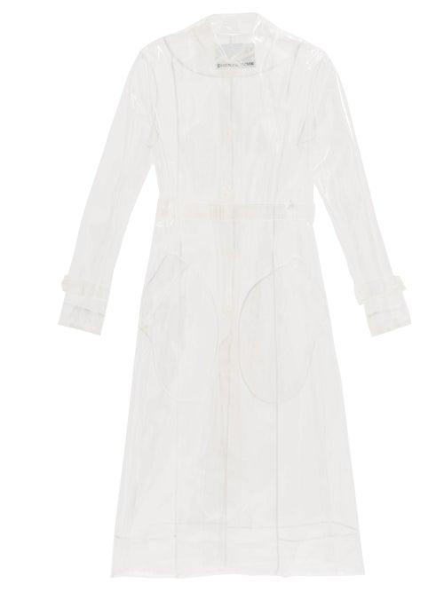 Matchesfashion.com Paco Rabanne - Belted Transparent Pvc Raincoat - Womens - Clear