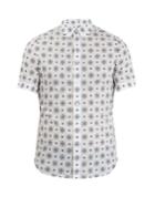 Alexander Mcqueen Floral-print Short-sleeved Cotton Shirt