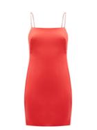 Matchesfashion.com Gauge81 - Bima Open-back Satin Mini Dress - Womens - Red