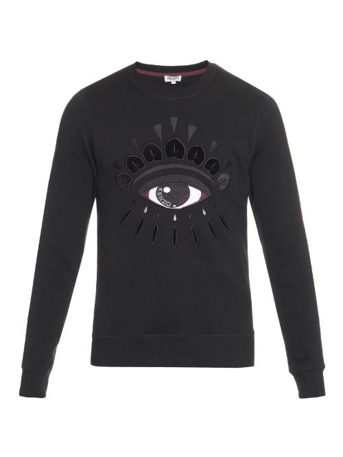Kenzo Eye Cotton-jersey Sweatshirt