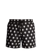 Commas Rising Sun-print Swim Shorts