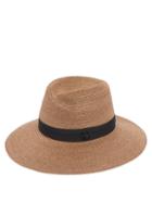 Ladies Accessories Maison Michel - Virginie Woven Hemp-straw Hat - Womens - Camel